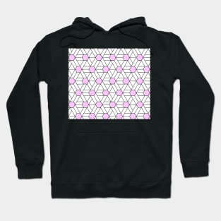 Pink Diamond Fashion Print Pattern Hoodie